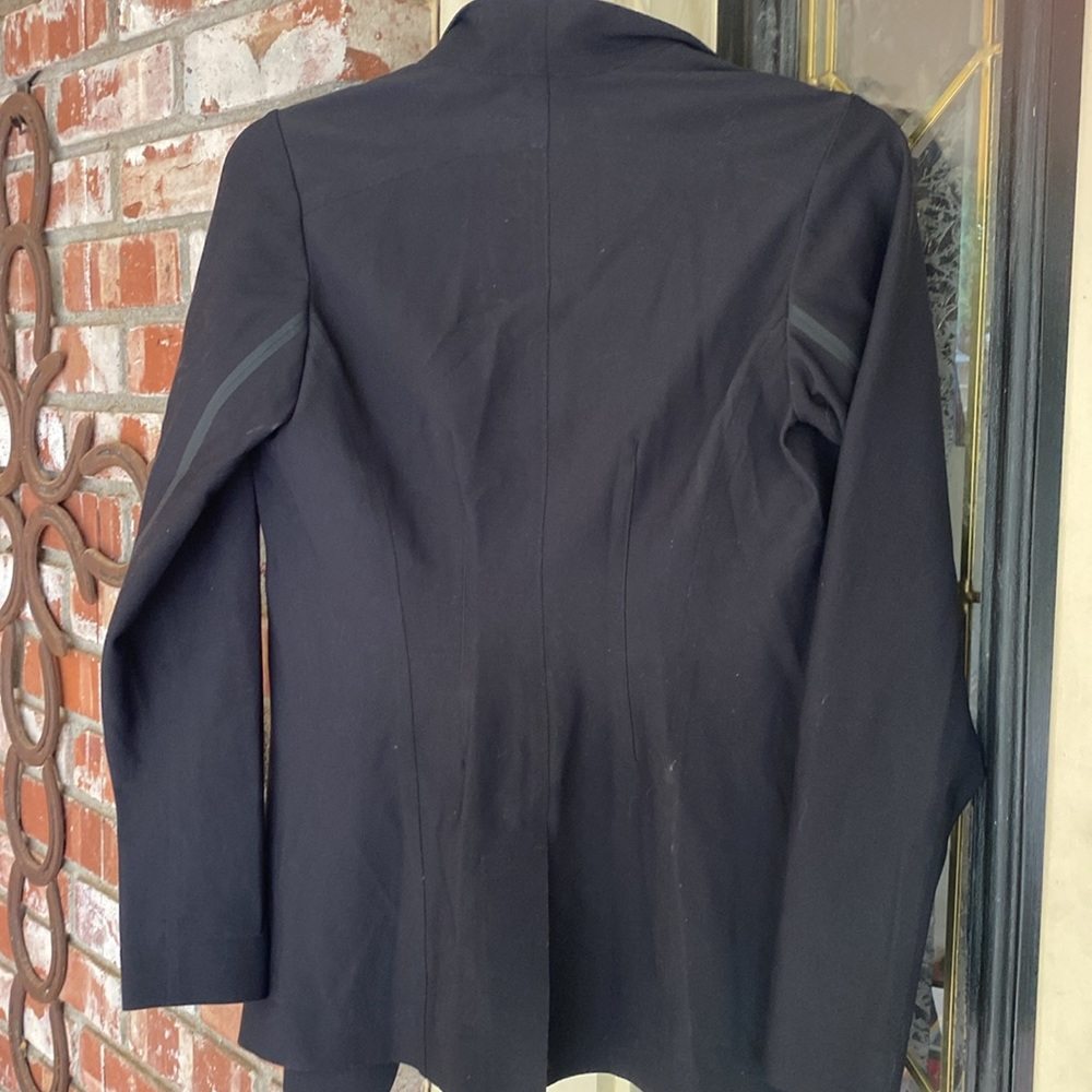 Athleta Cosmic Blazer Womens Black Open Front Stretch lined Jacket Extra… - Picture 9 of 10
